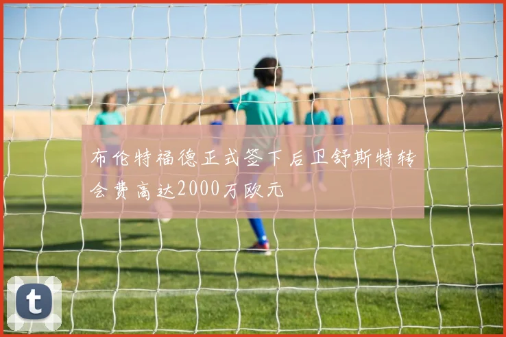 布伦特福德正式签下后卫舒斯特转会费高达2000万欧元